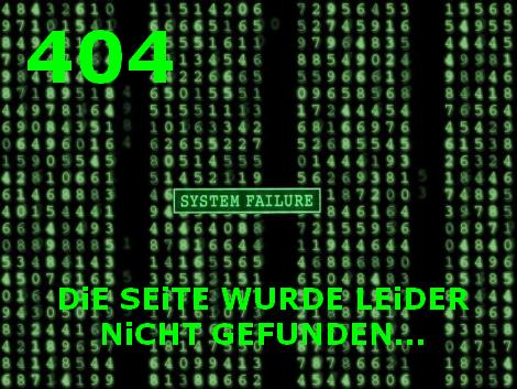 404 - SEiTE NiCHT GEFUNDEN!