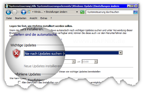 Windows 7 - Windows Update - Einstellungen ändern