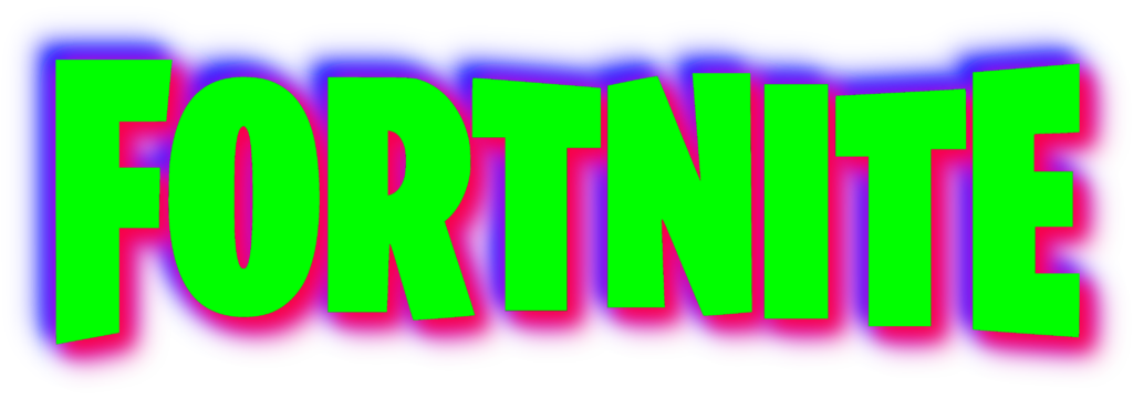 Fortnite - Logo Neon-Schatten Fortnite - Logo Neon-Schatten
